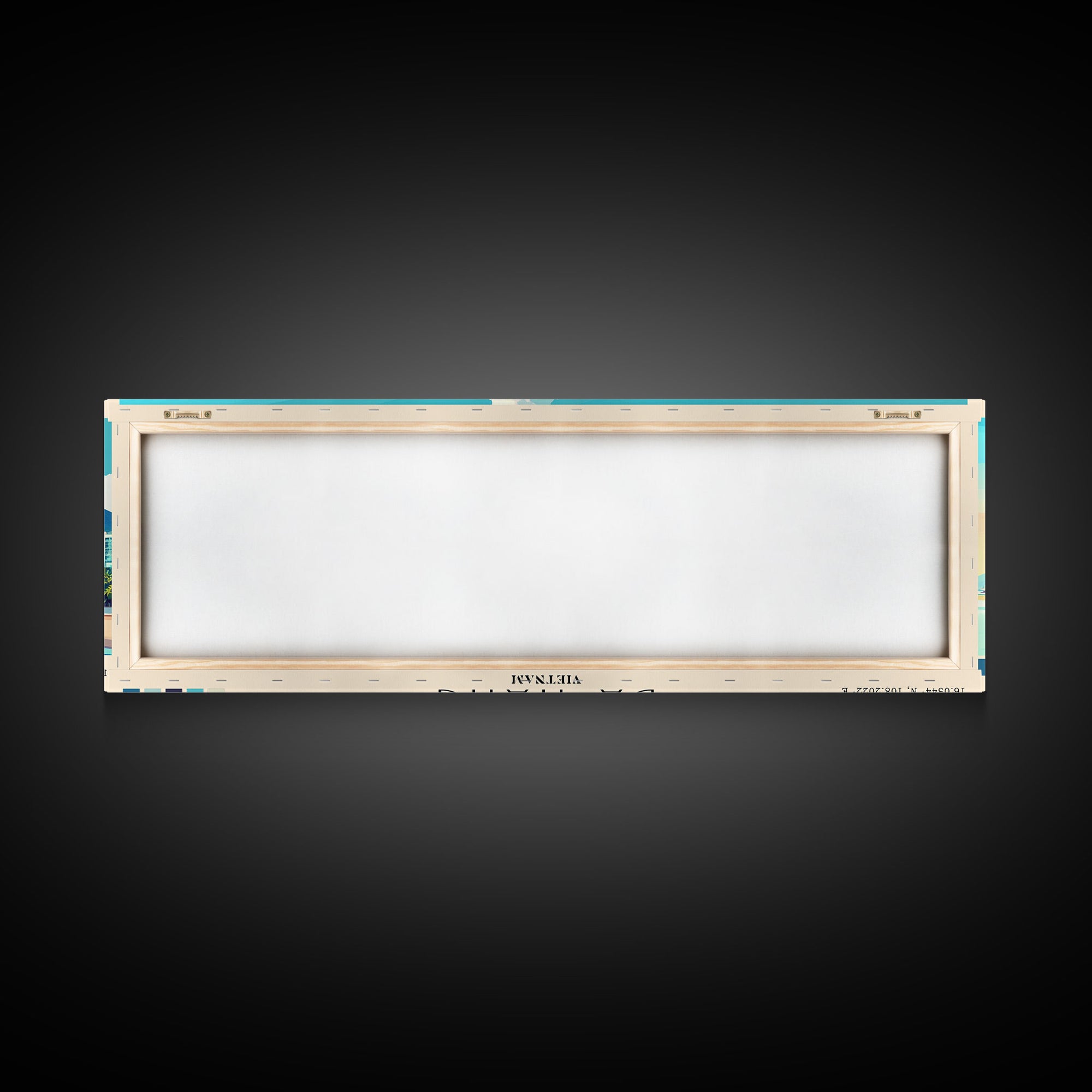 Da Nang, Vietnam Panoramic Beach Print, Vacation Gift, Vietnam Wall Art, Framed Canvas Print, Framed Beach Painting