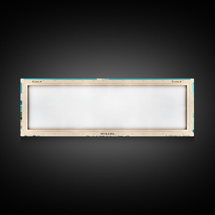 Da Nang, Vietnam Panoramic Beach Print, Vacation Gift, Vietnam Wall Art, Framed Canvas Print, Framed Beach Painting