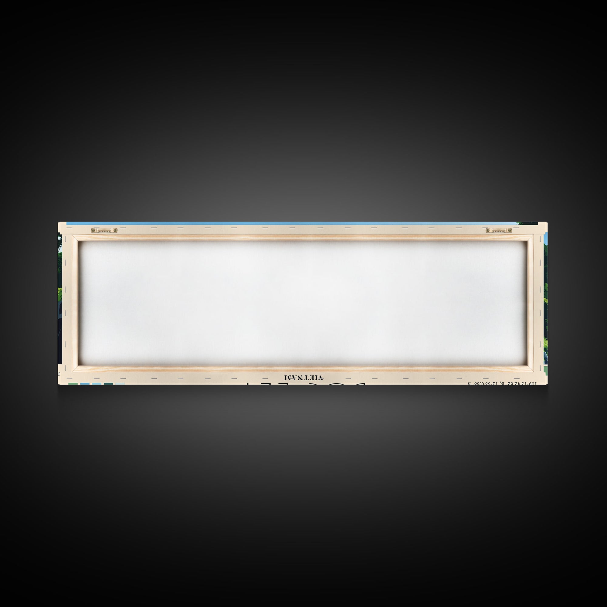 Doc Let, Vietnam Panoramic Beach Print, Vacation Gift, Vietnam Wall Art, Beach Painting, Beach Decor, Beach Painting