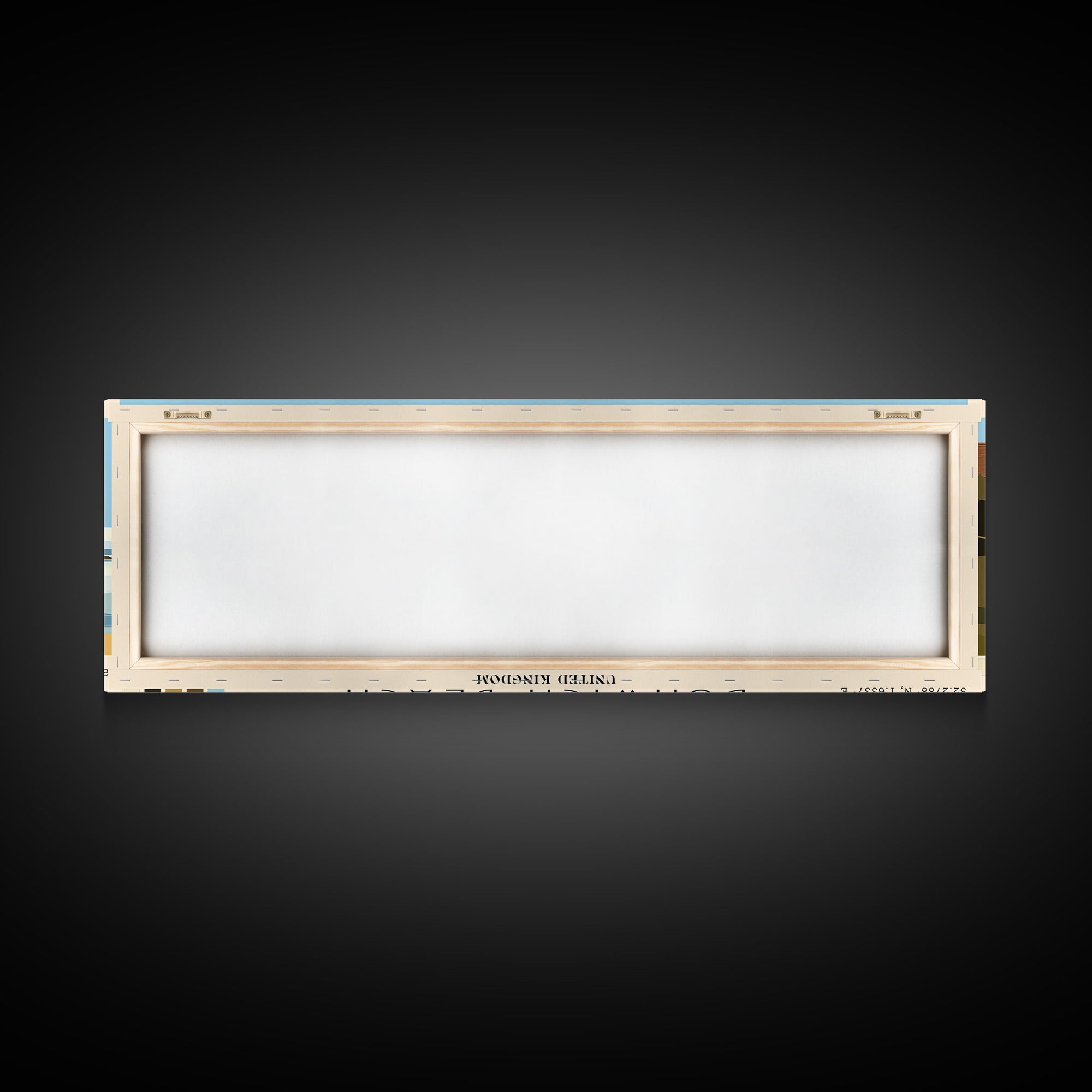 Dunwich Beach, United Kingdom Panoramic Print, Vacation Gift, United Kingdom Wall Art, Beach Painting, Beach Decor, Large Wall Art, Wood Frame Art