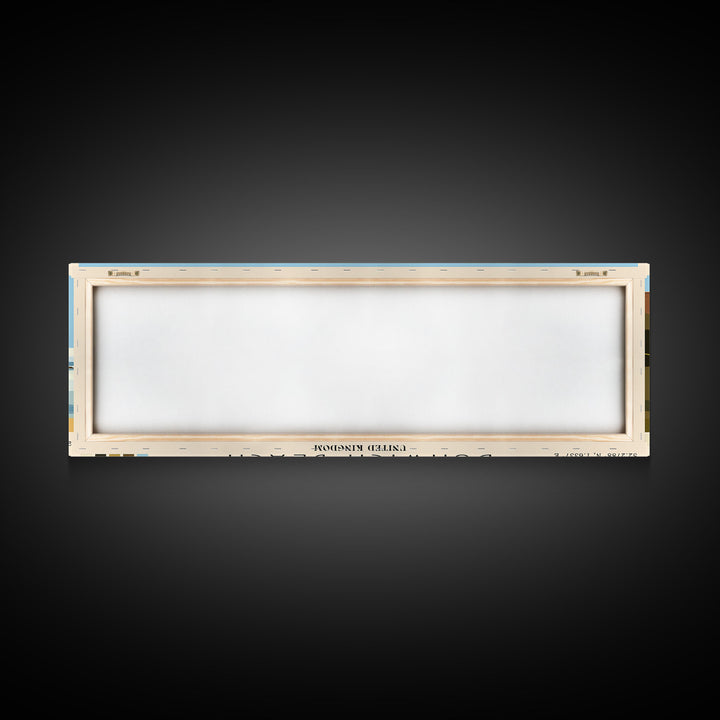 Dunwich Beach, United Kingdom Panoramic Print, Vacation Gift, United Kingdom Wall Art, Beach Painting, Beach Decor, Large Wall Art, Wood Frame Art