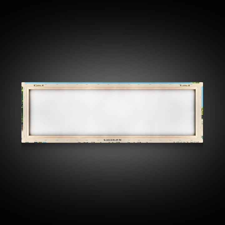 Flic en Flac, Mauritius Panoramic Print, Vacation Gift, Mauritius Wall Art, Vacation Wall Art, Vacatation Memories, Beach Decor, Beach Or Lakehouse Art