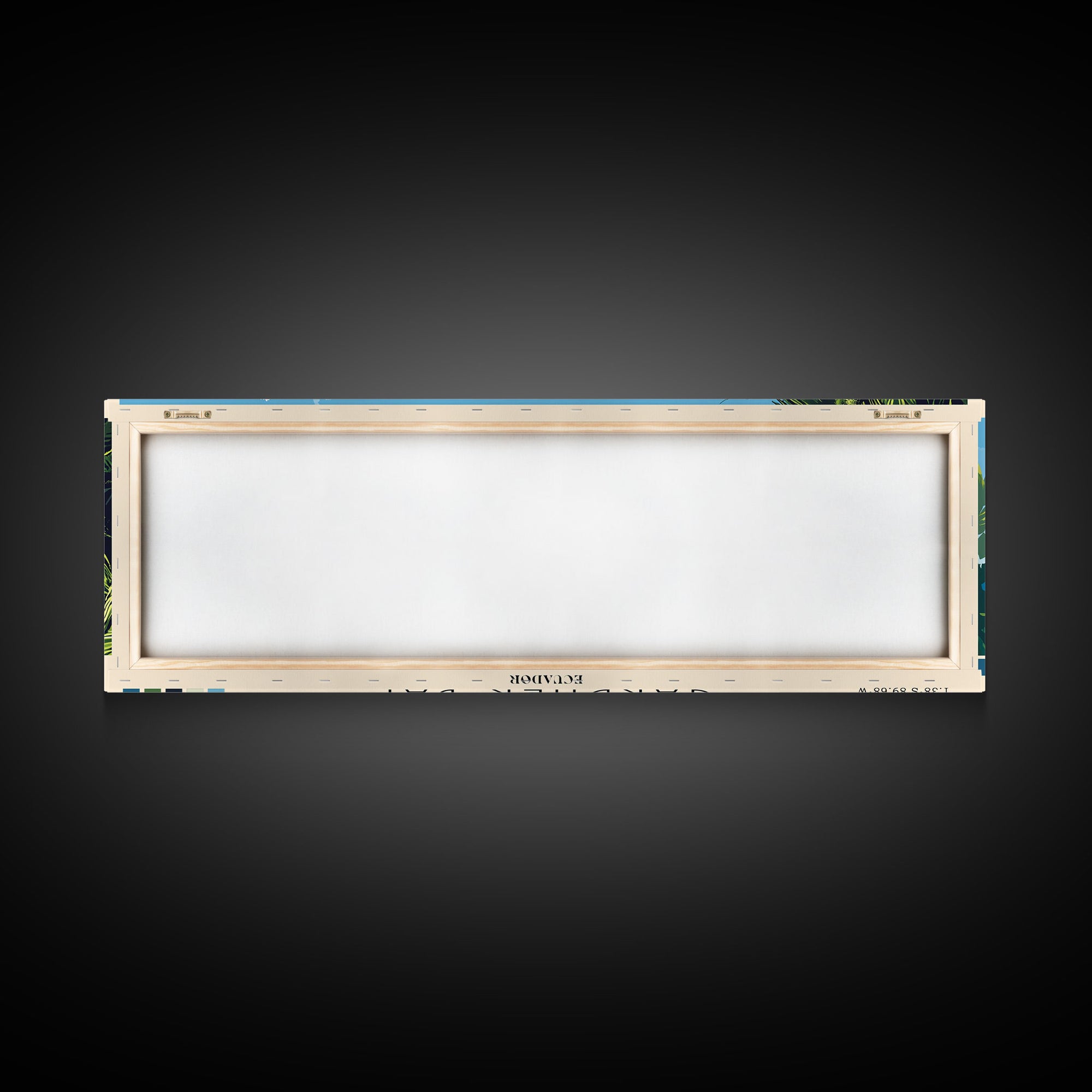 Gardner Bay, Ecuador Panoramic Beach Print, Vacation Gift, Ecuador Wall Art, Beach Painting, Beach Decor, Beach Painting