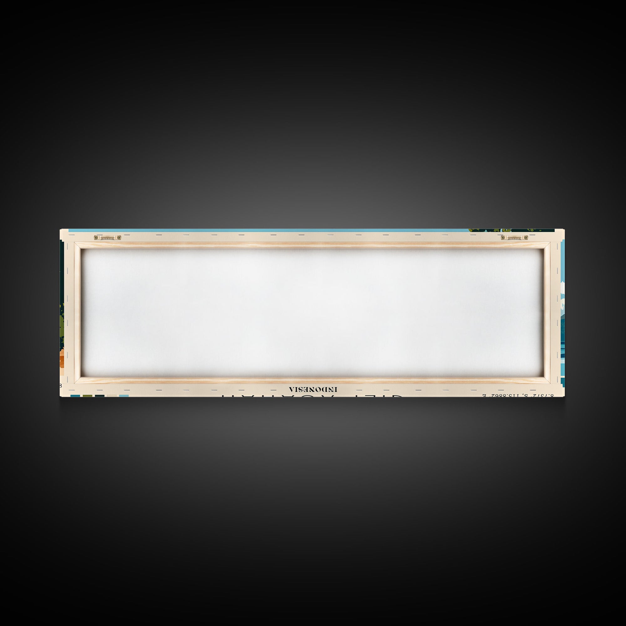 Gili Asahan, Indonesia Panoramic Print, Vacation Gift, Indonesia Wall Art, Vacation Wall Art, Vacatation Memories, Beach Decor, Beach Or Lakehouse Art