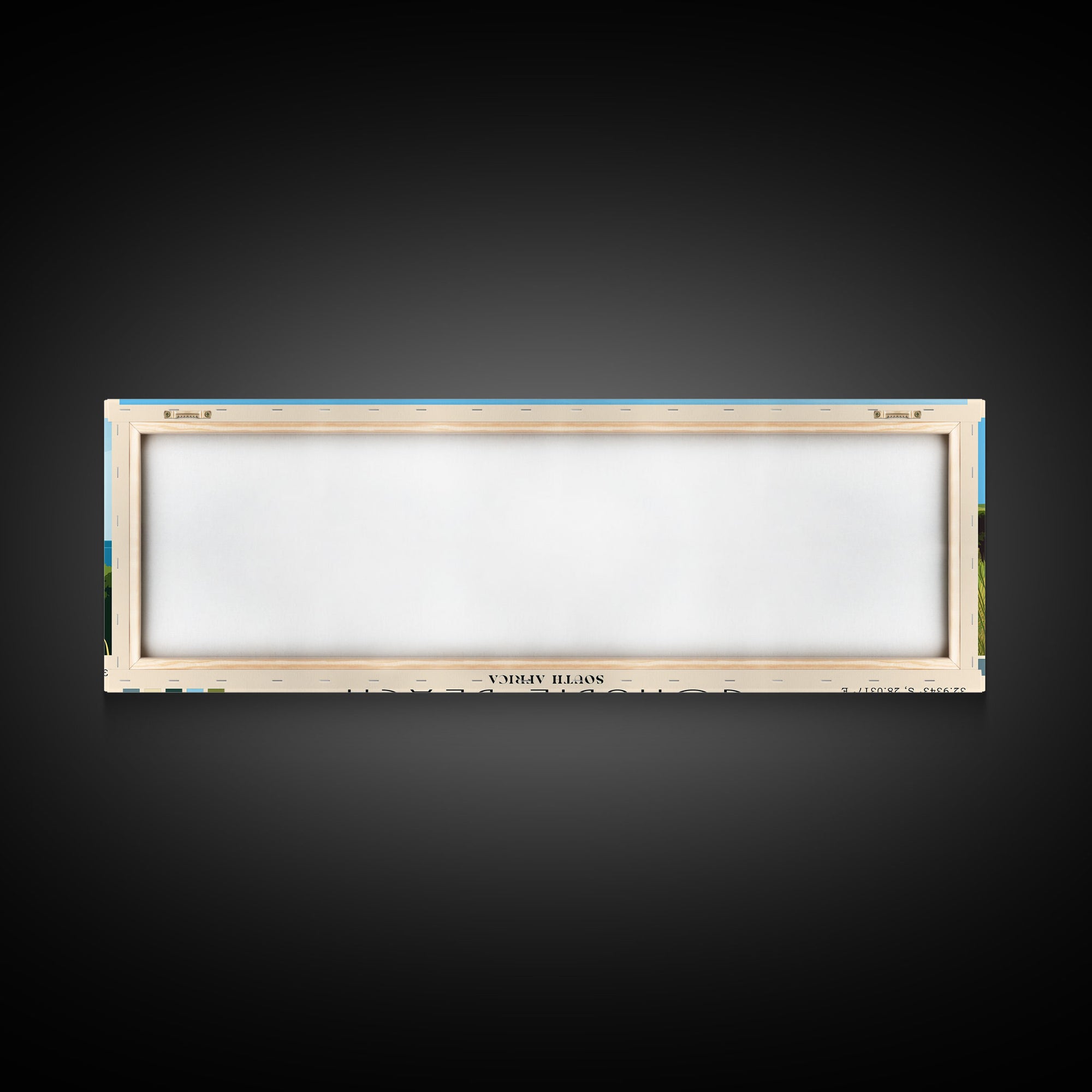 Gonubie Beach, South Africa Panoramic Print, Vacation Gift, South Africa Wall Art, Vacation Wall Art, Vacatation Memories, Beach Decor, Beach Or Lakehouse Art