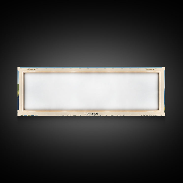 Grobust beach, Scotland Panoramic Beach Print, Vacation Gift, Scotland Wall Art, Beach Painting, Beach Decor, Beach Painting