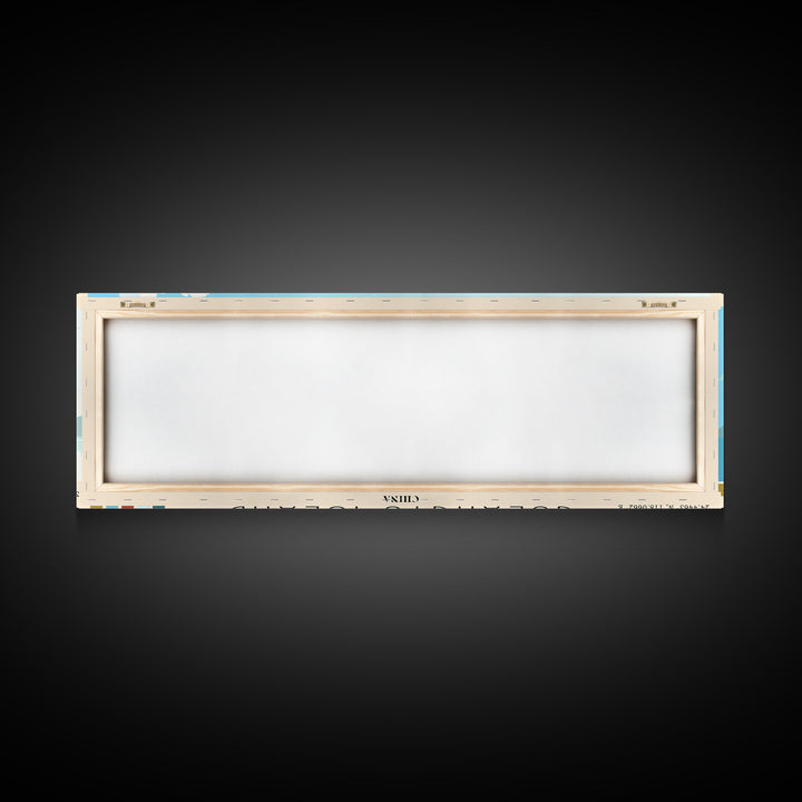 Gulangyu Island, China Panoramic Print, Vacation Gift, China Wall Art, Beach Painting, Beach Decor, Beach Or Lakehouse Art