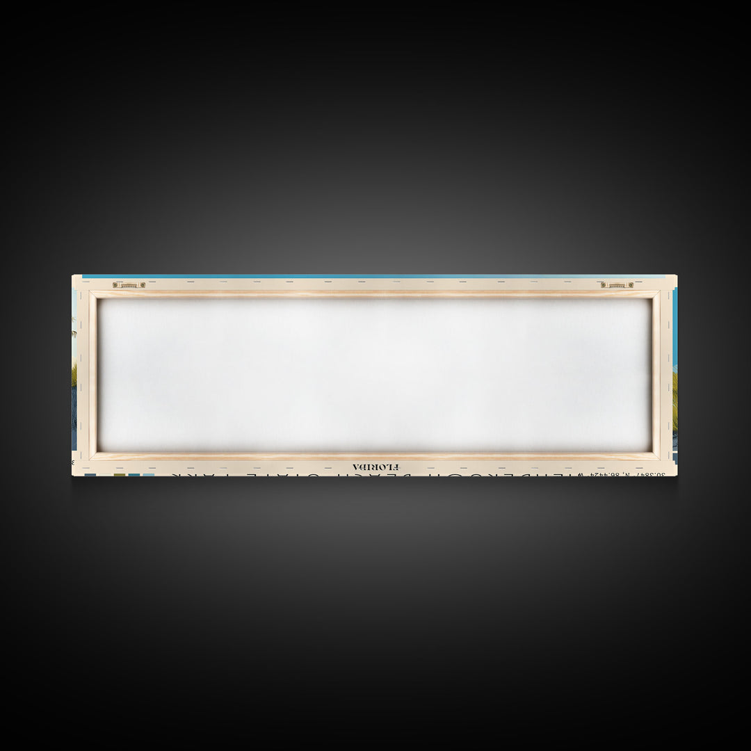 Henderson Beach State Park, Florida Panoramic Print, Vacation Gift, Florida Wall Art, Vacation Wall Art, Vacatation Memories, Beach Decor, Beach Or Lakehouse Art