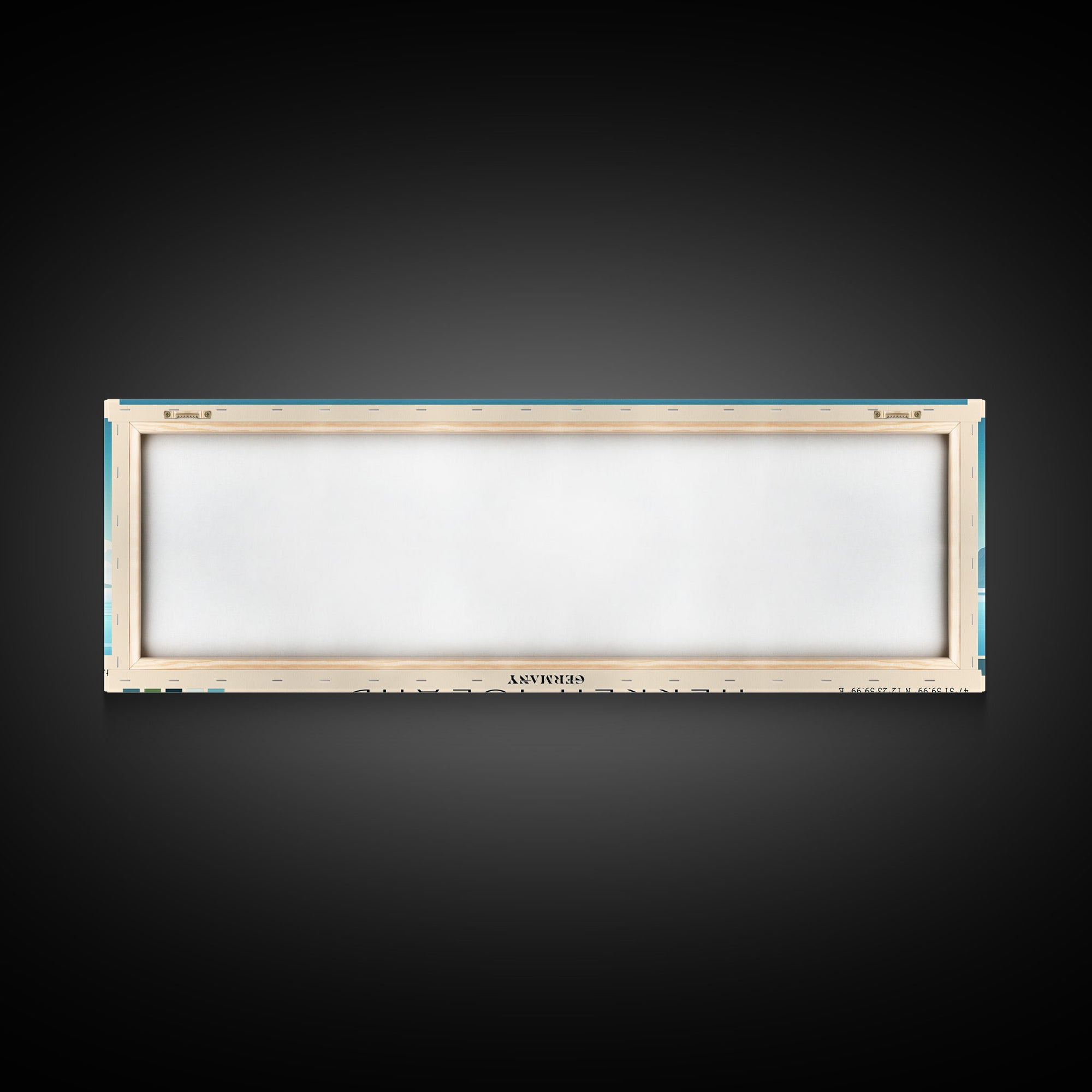 Herren Island, Germany Panoramic Beach Print, Vacation Gift, Germany Wall Art, Beach Painting, Beach Decor, Beach Painting