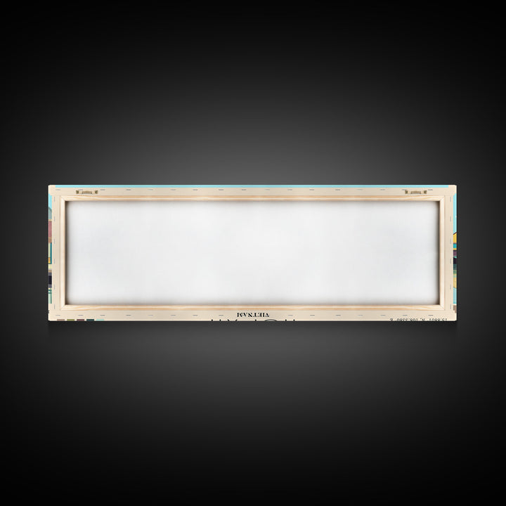 Hoi An, Vietnam Panoramic Beach Print, Vacation Gift, Vietnam Wall Art, Framed Canvas Print, Framed Beach Painting