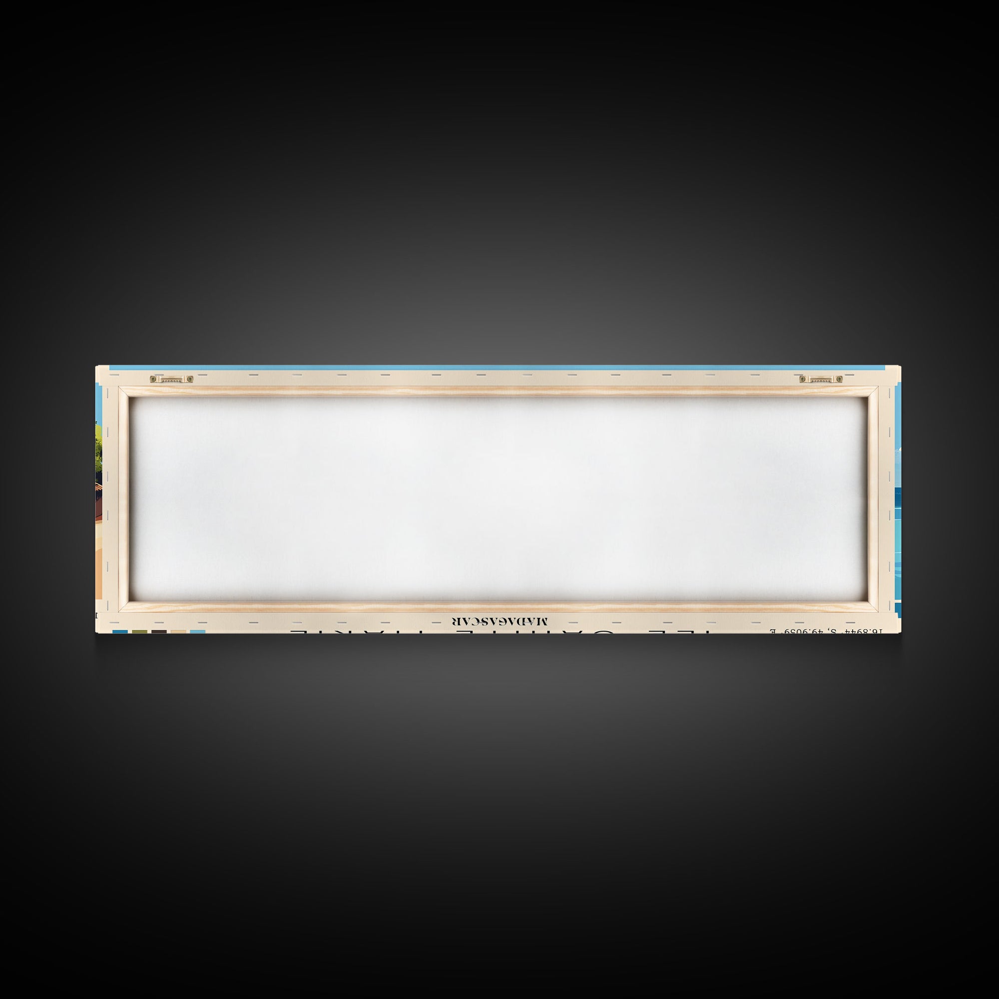 Ile Sainte-Marie, Madagascar Panoramic Beach Print, Vacation Gift, Madagascar Wall Art, Beach Painting, Beach Decor, Beach Painting