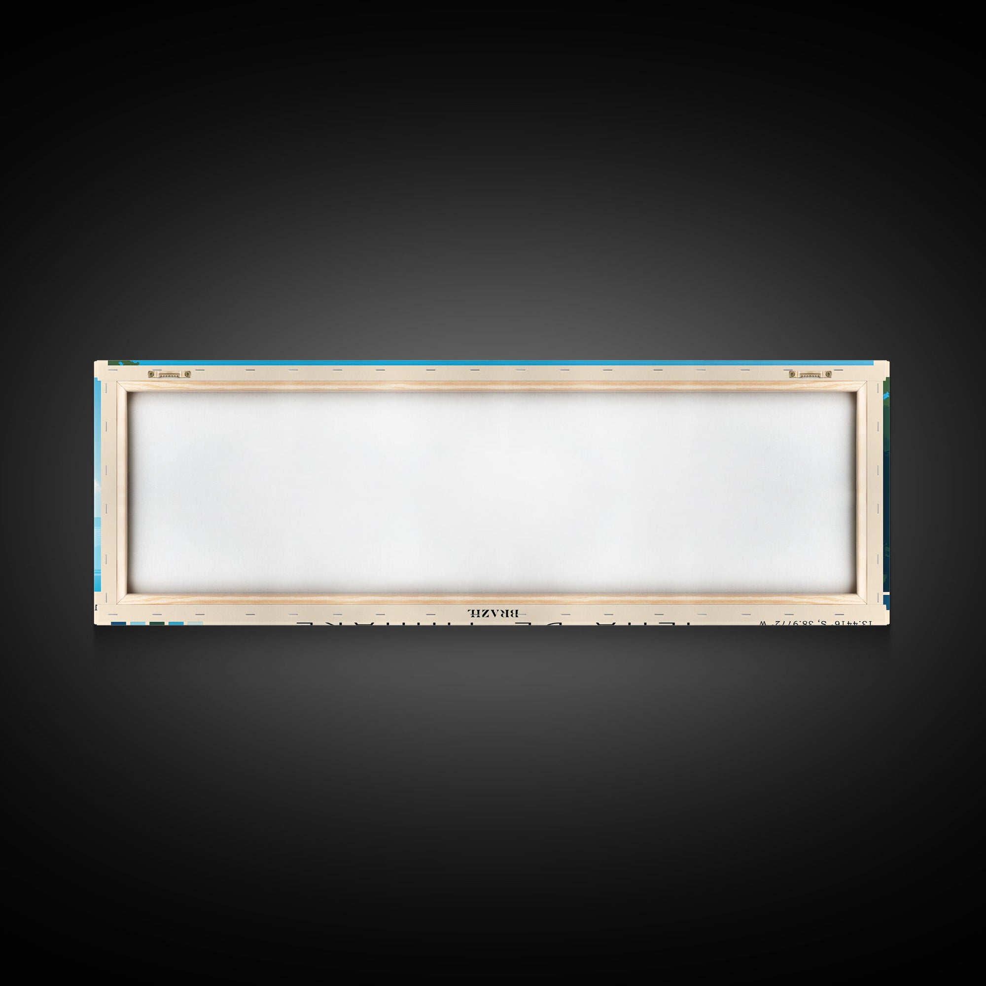 Ilha de Tinharé, Brazil Panoramic Beach Print, Vacation Gift, Brazil Wall Art, Framed Canvas Print, Framed Beach Painting