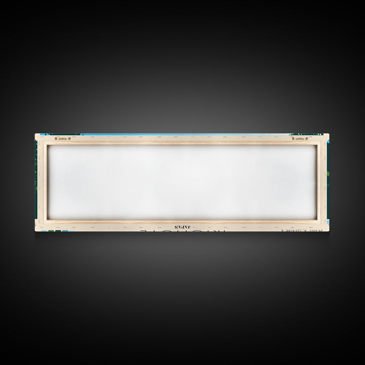 Iriomote, Japan Panoramic Beach Print, Vacation Gift, Japan Wall Art, Framed Canvas Print, Framed Beach Painting