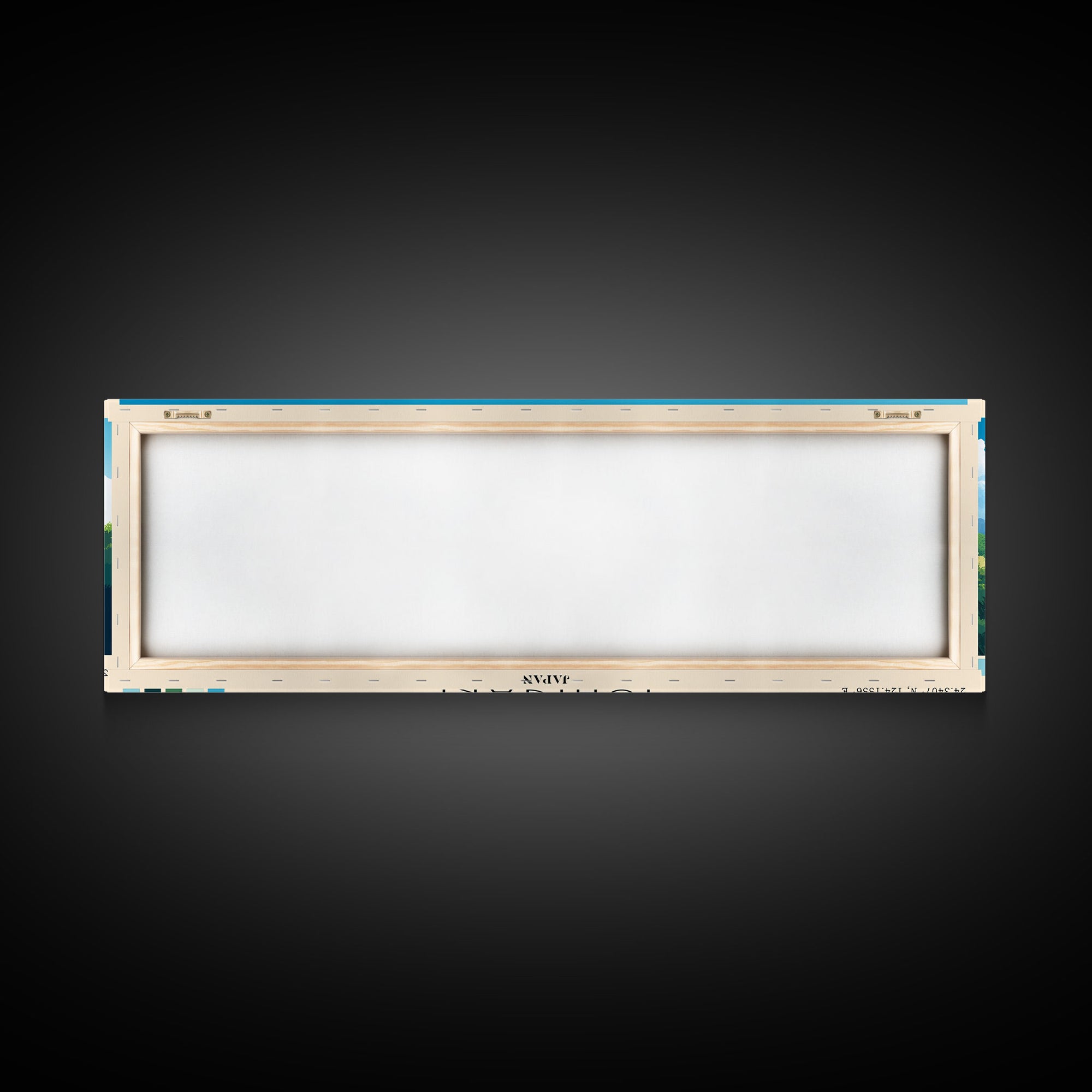 Ishigaki, Japan Panoramic Beach Print, Vacation Gift, Japan Wall Art, Beach Painting, Beach Decor, Beach Painting