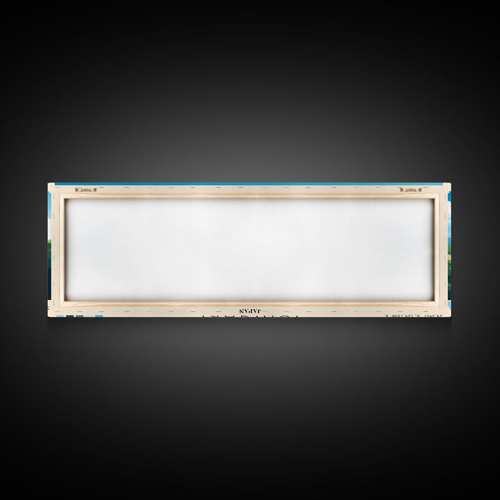 Ishigaki, Japan Panoramic Beach Print, Vacation Gift, Japan Wall Art, Beach Painting, Beach Decor, Beach Painting