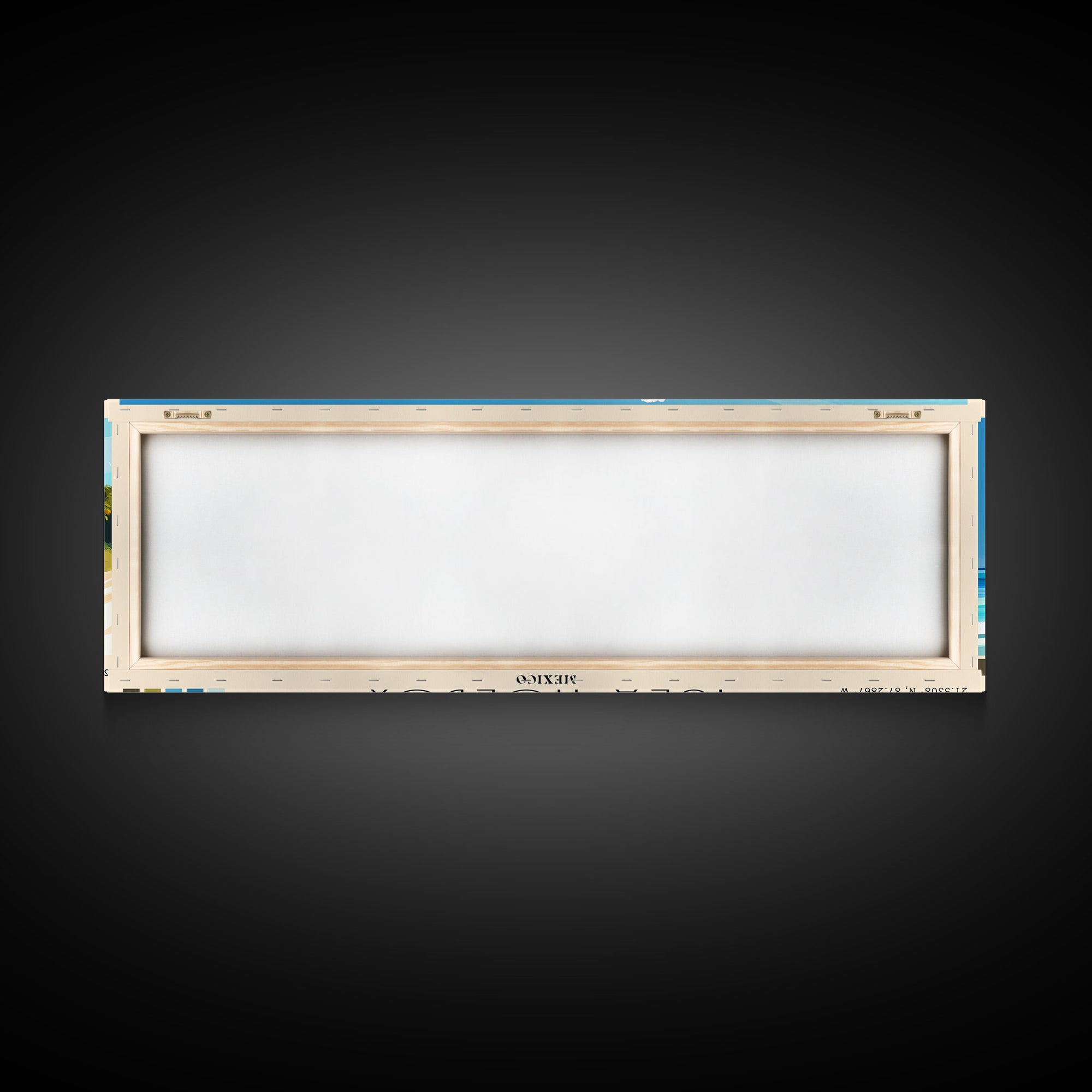 Isla Holbox, Mexico Panoramic Print, Vacation Gift, Mexico Wall Art, Vacation Wall Art, Vacatation Memories, Beach Decor, Beach Or Lakehouse Art