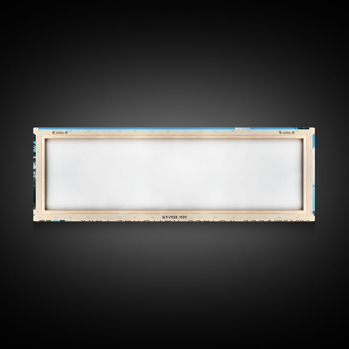 Isle Royale National Park, Michigan Panoramic Beach Print, Vacation Gift, Michigan Wall Art, Beach Painting, Beach Decor, Beach Painting