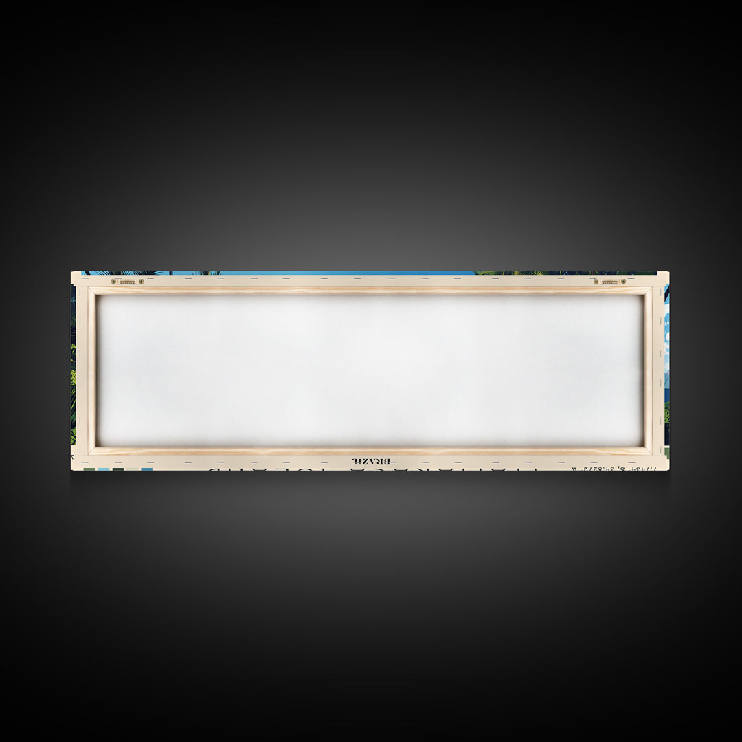 Itamaracá Island, Brazil Panoramic Print, Vacation Gift, Brazil Wall Art, Vacation Wall Art, Vacatation Memories, Beach Decor, Beach Or Lakehouse Art