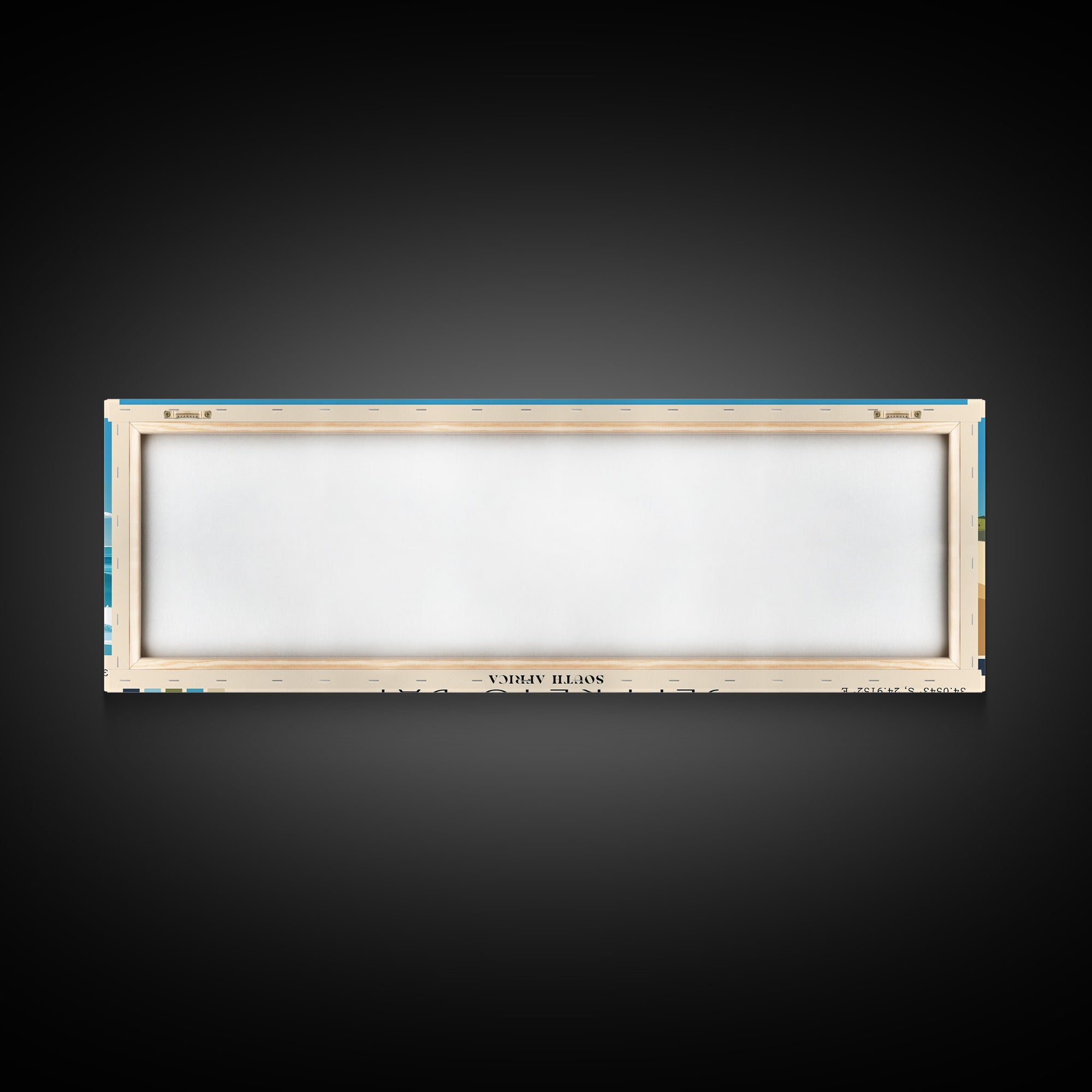 Jeffreys Bay, South Africa Panoramic Beach Print, Vacation Gift, South Africa Wall Art, Beach Painting, Beach Decor, Beach Painting