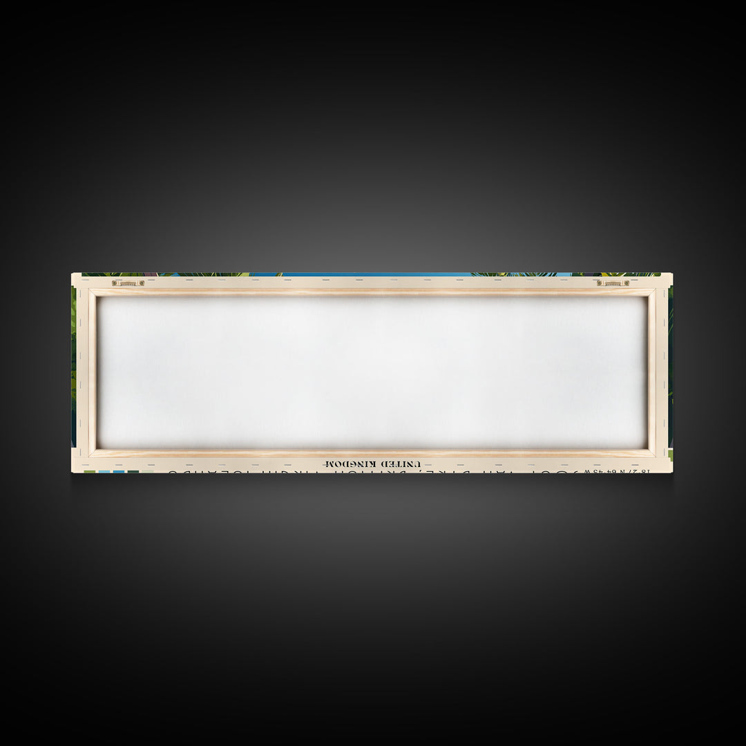 Jost Van Dyke, British Virgin Islands , United Kingdom Panoramic Print, Vacation Gift, United Kingdom Wall Art, Beach Painting, Beach Decor, Beach Or Lakehouse Art