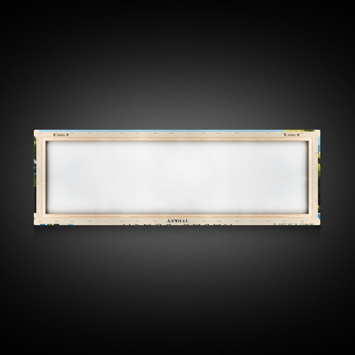 Kabak Beach, Turkey Panoramic Print, Vacation Gift, Turkey Wall Art, Beach Painting, Beach Decor, Beach Or Lakehouse Art