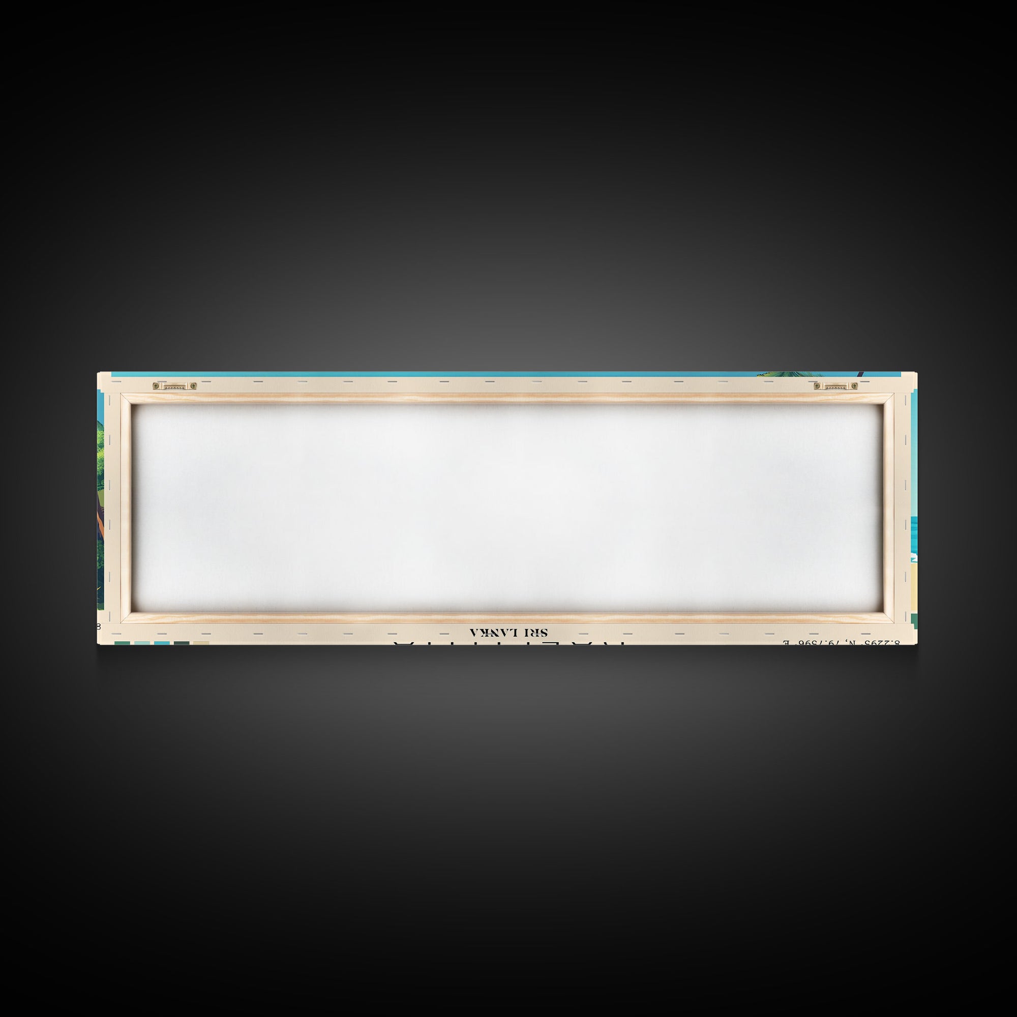 Kalpitiya, Sri Lanka Panoramic Print, Vacation Gift, Sri Lanka Wall Art, Beach Painting, Beach Decor, Beach Or Lakehouse Art