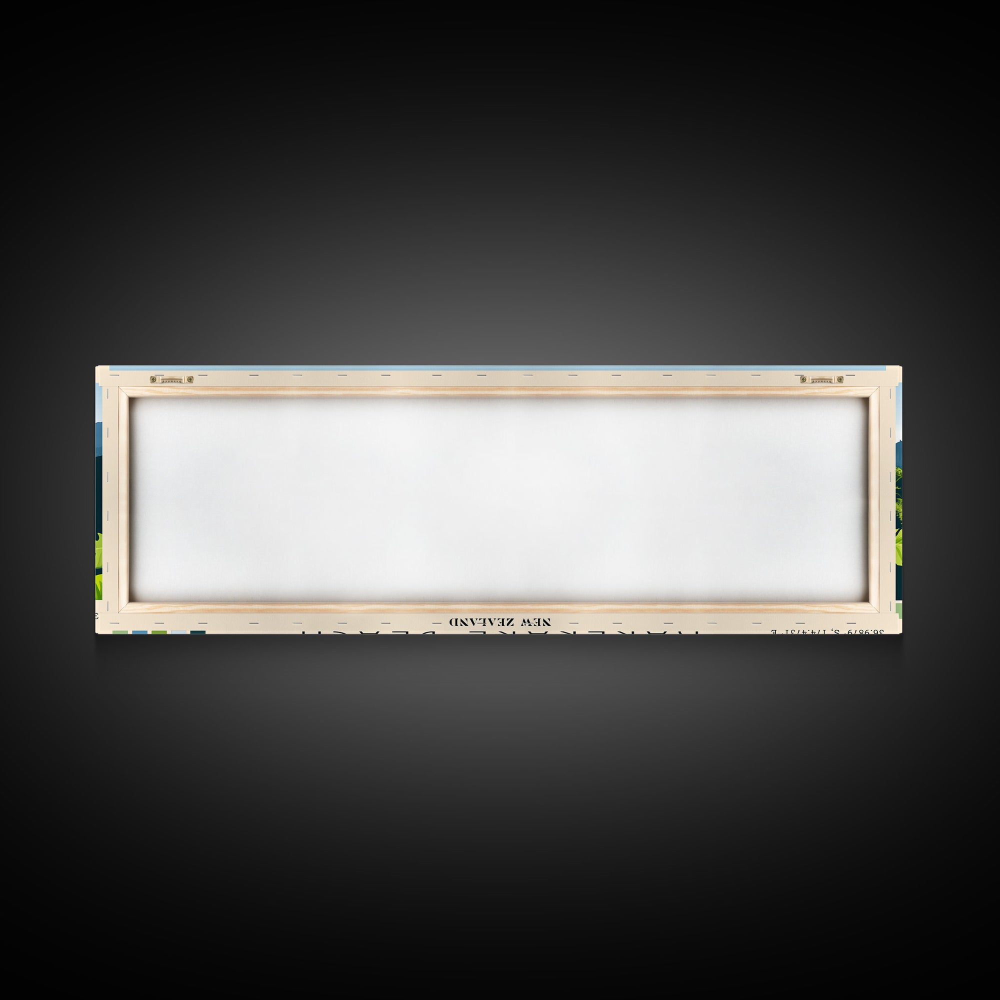 Karekare Beach, New Zealand Panoramic Print, Vacation Gift, New Zealand Wall Art, Beach Painting, Beach Decor, Large Wall Art, Wood Frame Art