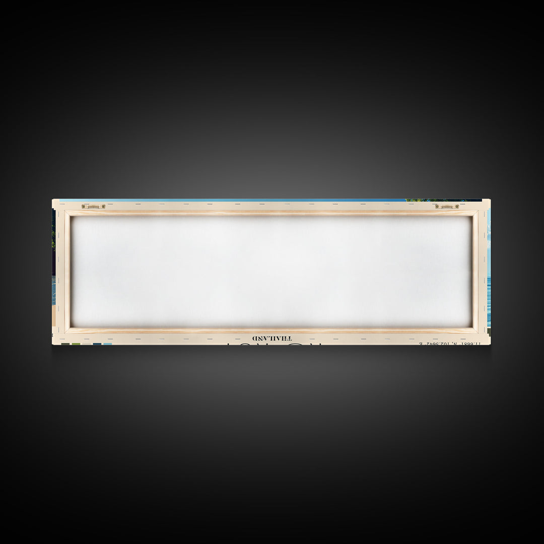 Ko Kut, Thailand Panoramic Print, Vacation Gift, Thailand Wall Art, Vacation Wall Art, Vacatation Memories, Beach Decor, Beach Or Lakehouse Art