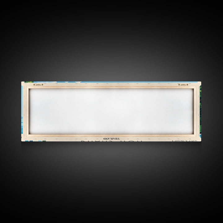 Koh Chang, Thailand Panoramic Beach Print, Vacation Gift, Thailand Wall Art, Framed Canvas Print, Framed Beach Painting