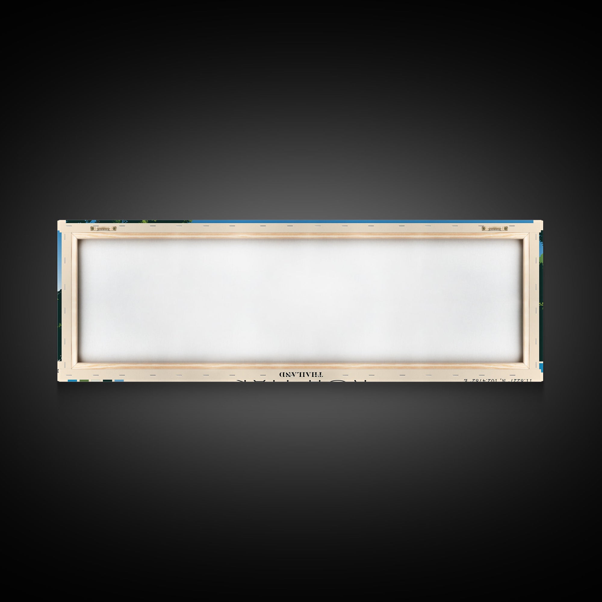 Koh Mak, Thailand Panoramic Beach Print, Vacation Gift, Thailand Wall Art, Framed Canvas Print, Framed Beach Painting