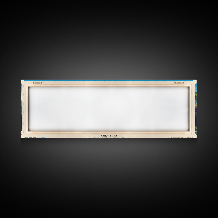 Kosgada, Sri Lanka Panoramic Beach Print, Vacation Gift, Sri Lanka Wall Art, Beach Painting, Beach Decor, Beach Painting