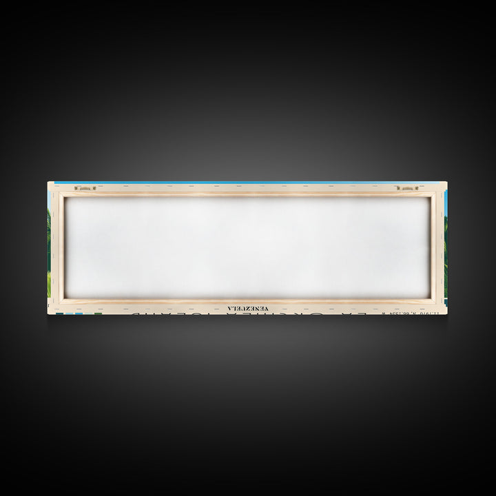 La Orchila Island, Venezuela Panoramic Print, Vacation Gift, Venezuela Wall Art, Beach Painting, Beach Decor, Beach Or Lakehouse Art