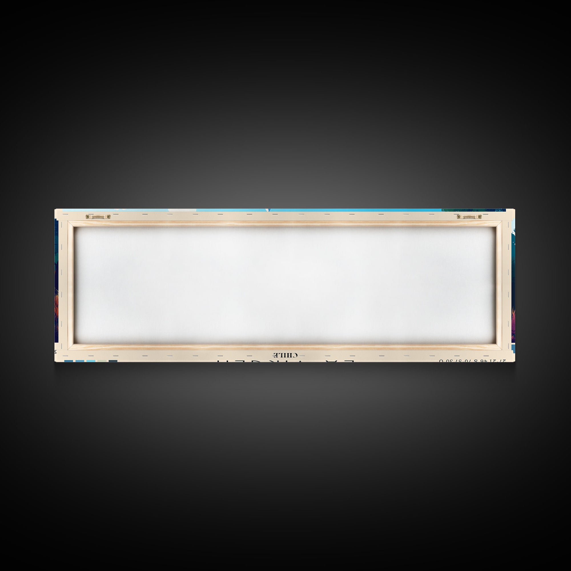 La Virgen, Chile Panoramic Print, Vacation Gift, Chile Wall Art, Beach Painting, Beach Decor, Large Wall Art, Wood Frame Art