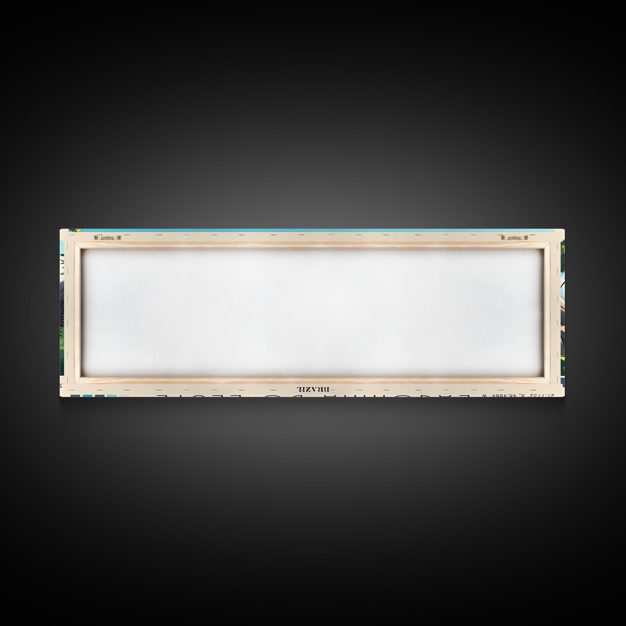 Lagoinha do Leste, Brazil Panoramic Print, Vacation Gift, Brazil Wall Art, Beach Painting, Beach Decor, Beach Or Lakehouse Art