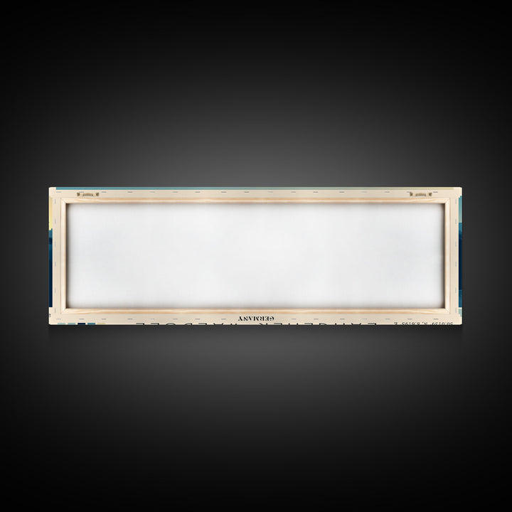 Langener Waldsee, Germany Panoramic Print, Vacation Gift, Germany Wall Art, Beach Painting, Beach Decor, Large Wall Art, Wood Frame Art