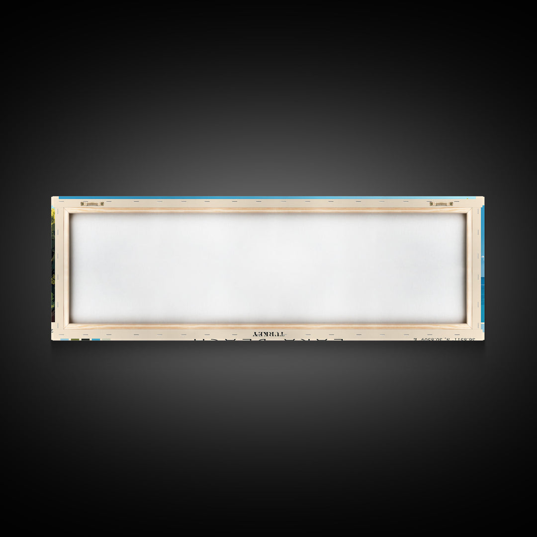 Lara Beach, Turkey Panoramic Print, Vacation Gift, Turkey Wall Art, Vacation Wall Art, Vacatation Memories, Beach Decor, Beach Or Lakehouse Art