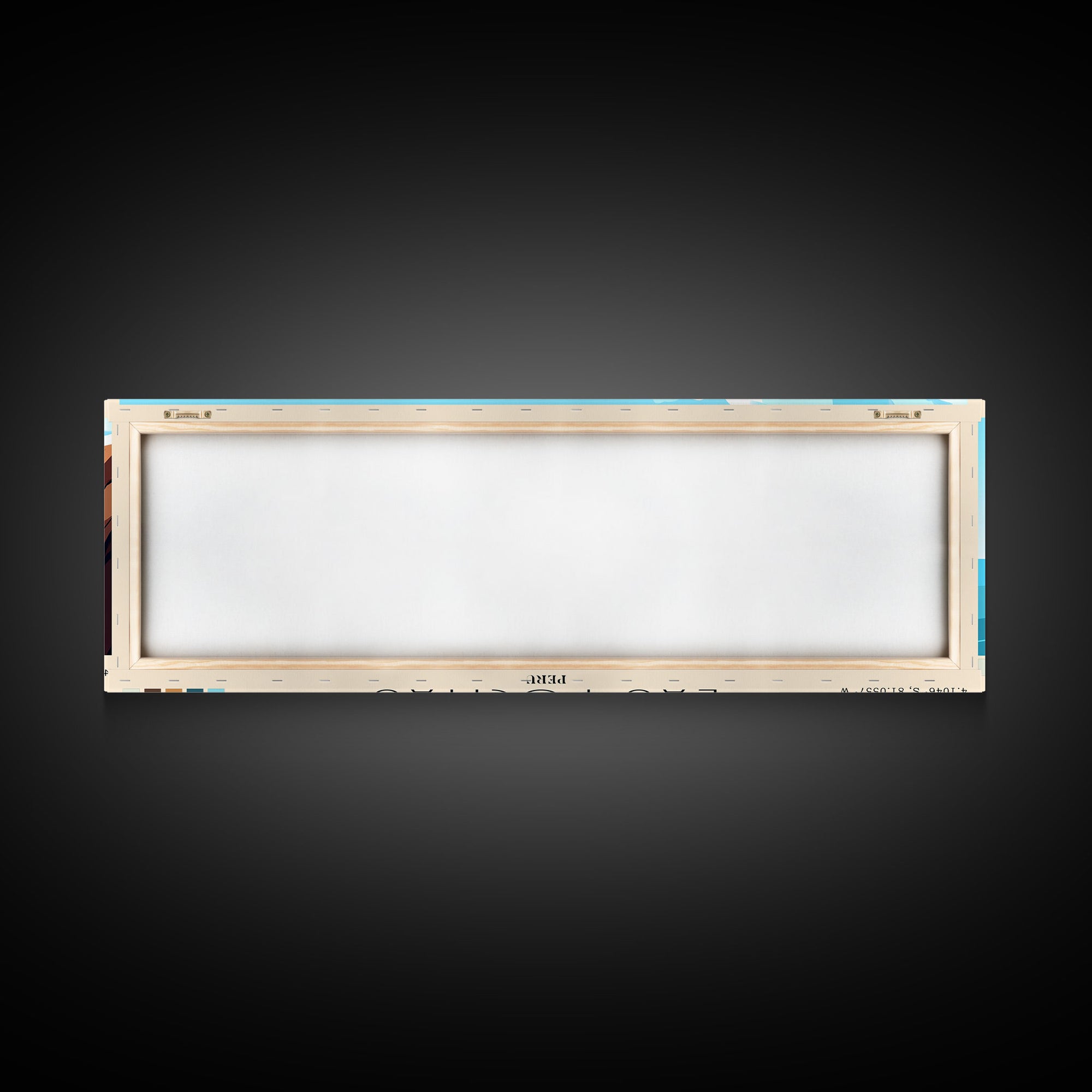 Las Pocitas, Peru Panoramic Print, Vacation Gift, Peru Wall Art, Beach Painting, Beach Decor, Beach Or Lakehouse Art