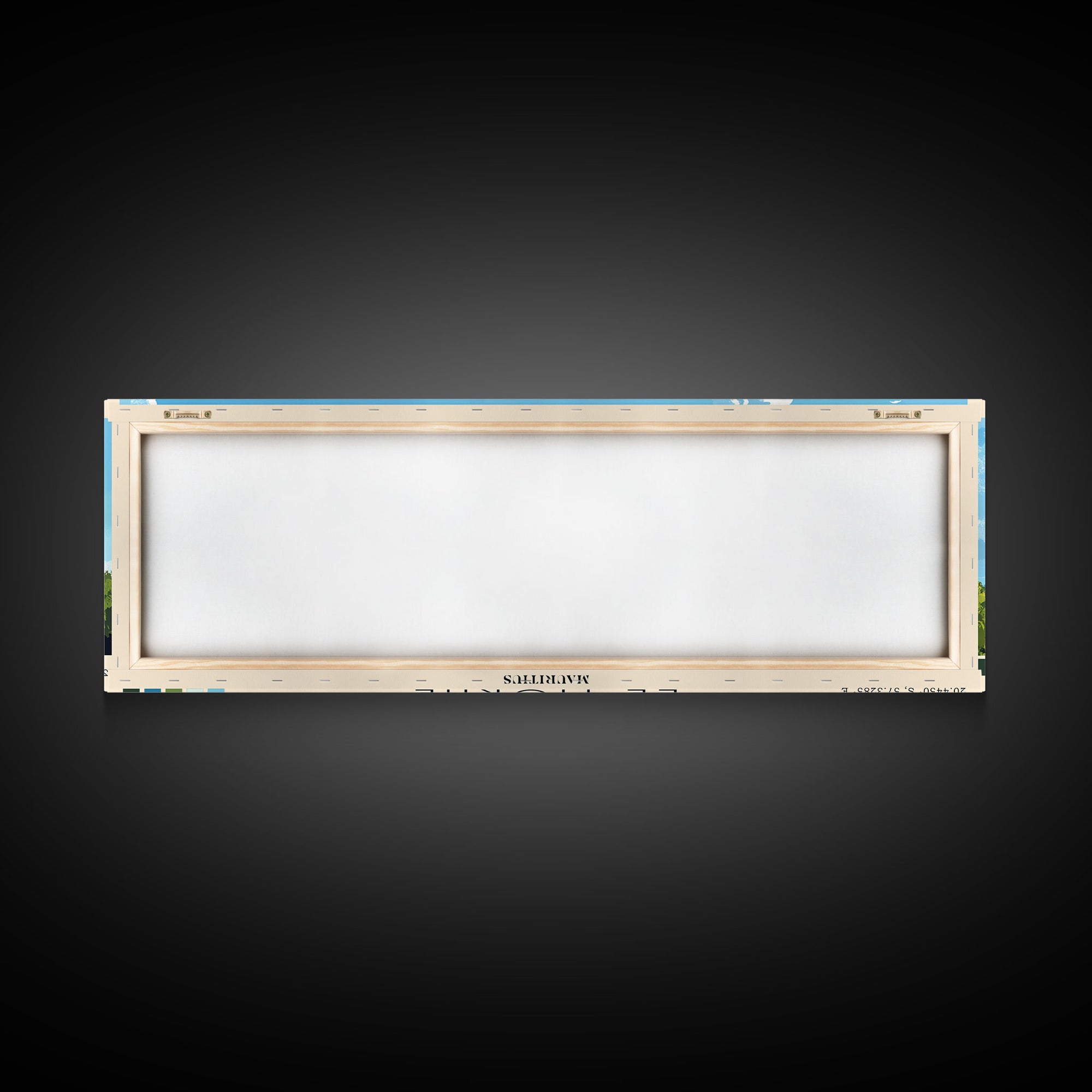 Le Morne, Mauritius Panoramic Print, Vacation Gift, Mauritius Wall Art, Beach Painting, Beach Decor, Beach Or Lakehouse Art