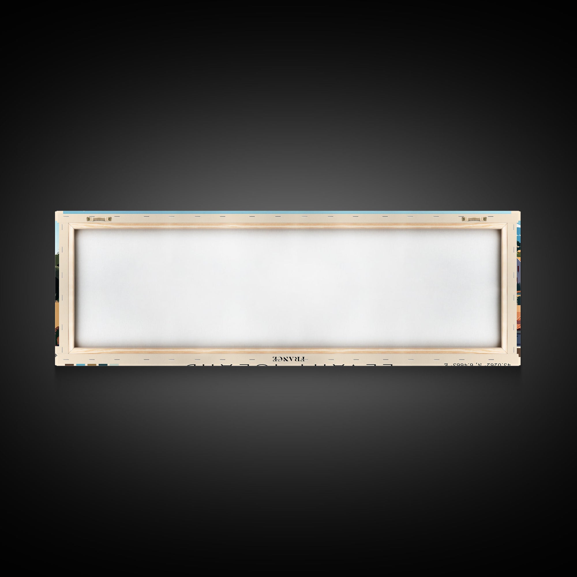 Levant Island, France Panoramic Print, Vacation Gift, France Wall Art, Vacation Wall Art, Vacatation Memories, Beach Decor, Beach Or Lakehouse Art