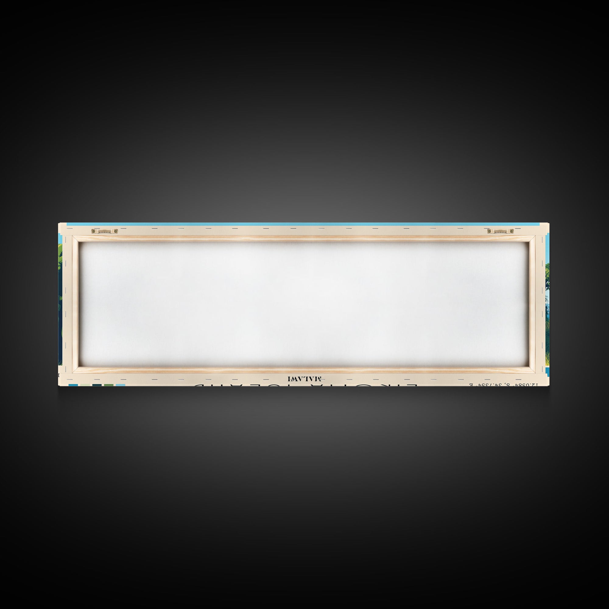 Likoma Island, Malawi Panoramic Print, Vacation Gift, Malawi Wall Art, Beach Painting, Beach Decor, Large Wall Art, Wood Frame Art