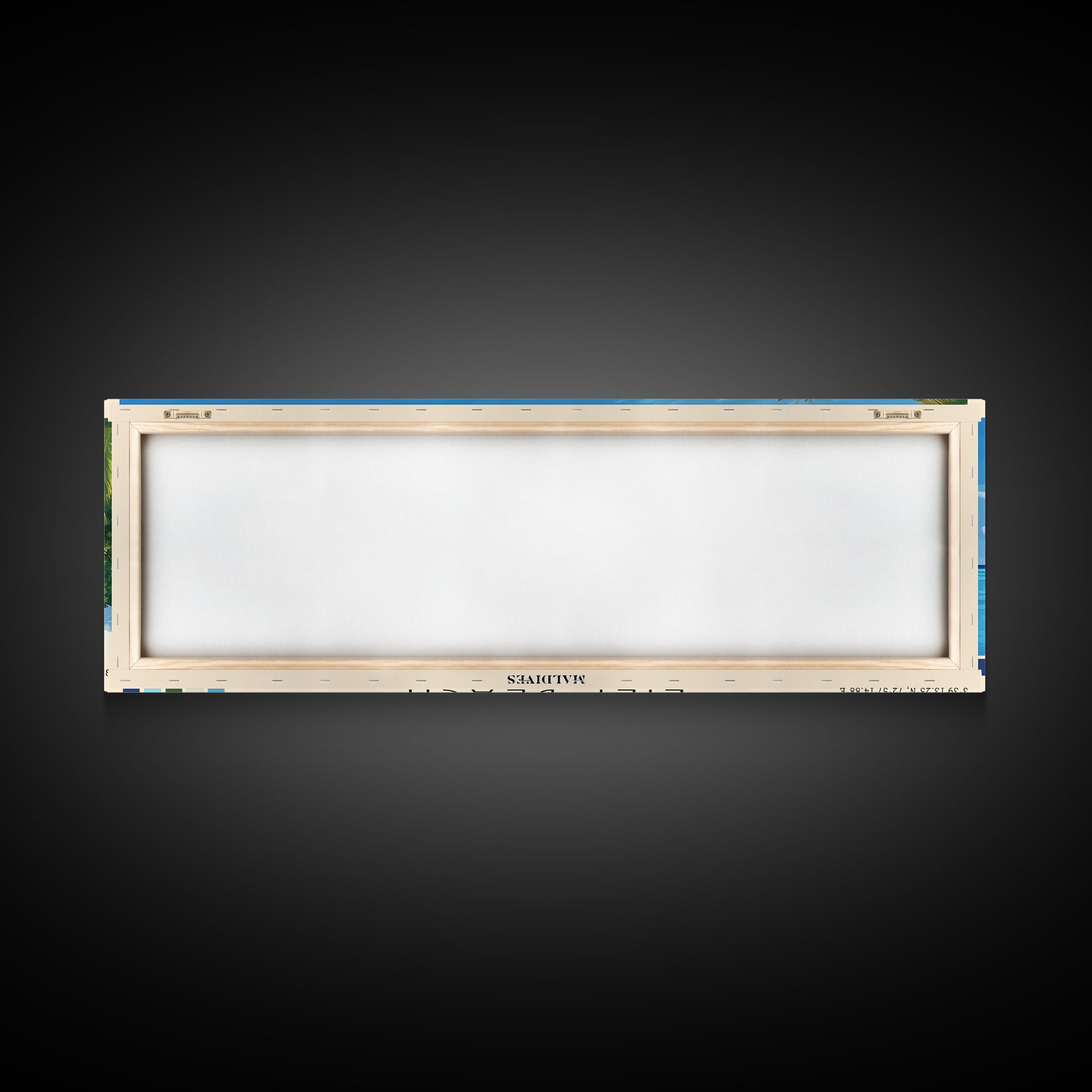 Lily Beach, Maldives Panoramic Print, Vacation Gift, Maldives Wall Art, Vacation Wall Art, Vacatation Memories, Beach Decor, Beach Or Lakehouse Art