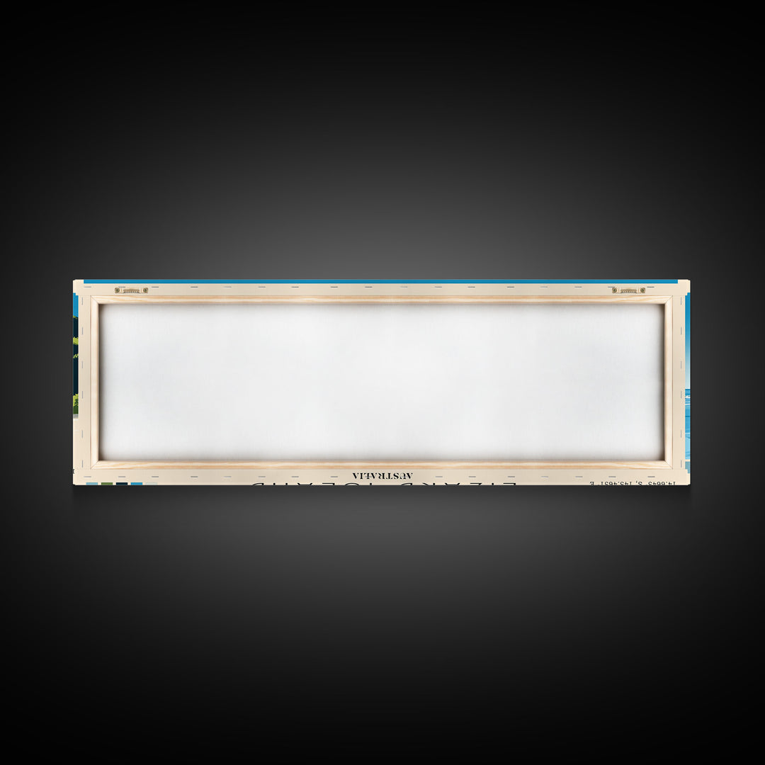 Lizard Island, Australia Panoramic Print, Vacation Gift, Australia Wall Art, Vacation Wall Art, Vacatation Memories, Beach Decor, Beach Or Lakehouse Art