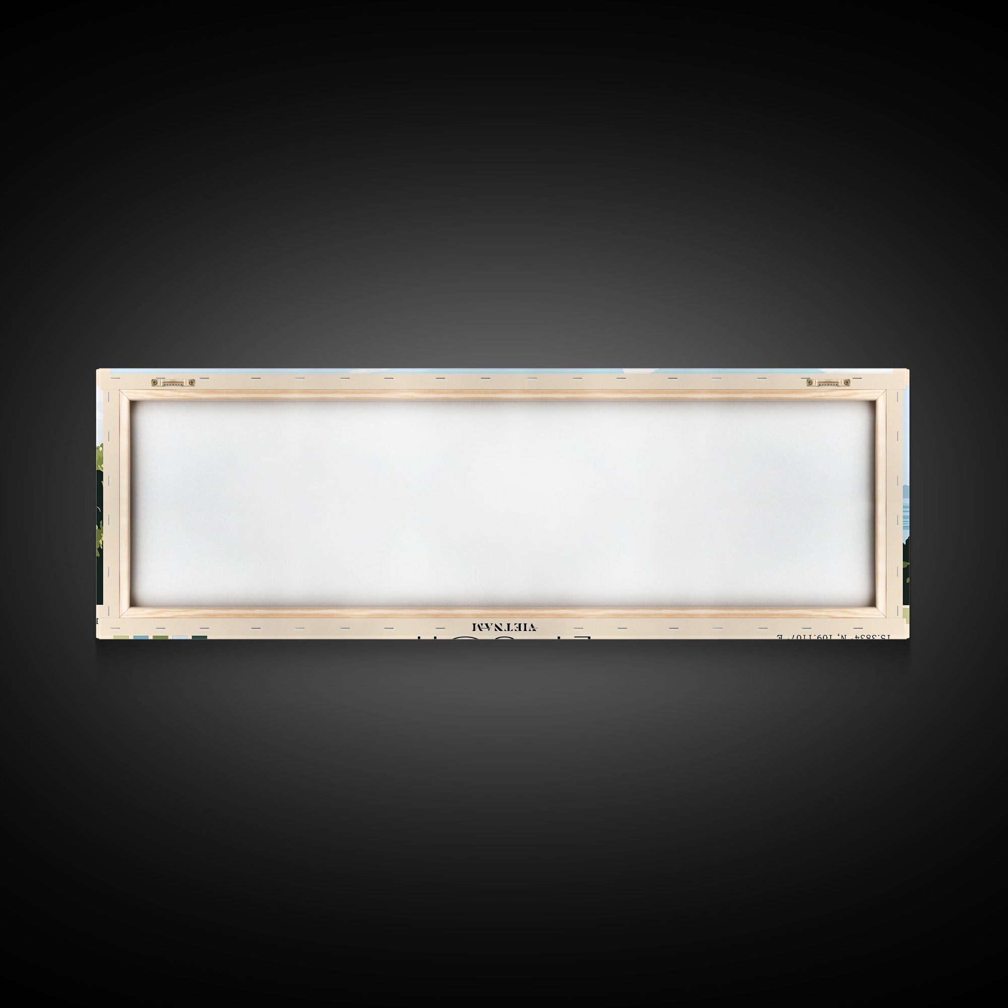 Ly Son, Vietnam Panoramic Beach Print, Vacation Gift, Vietnam Wall Art, Framed Canvas Print, Framed Beach Painting