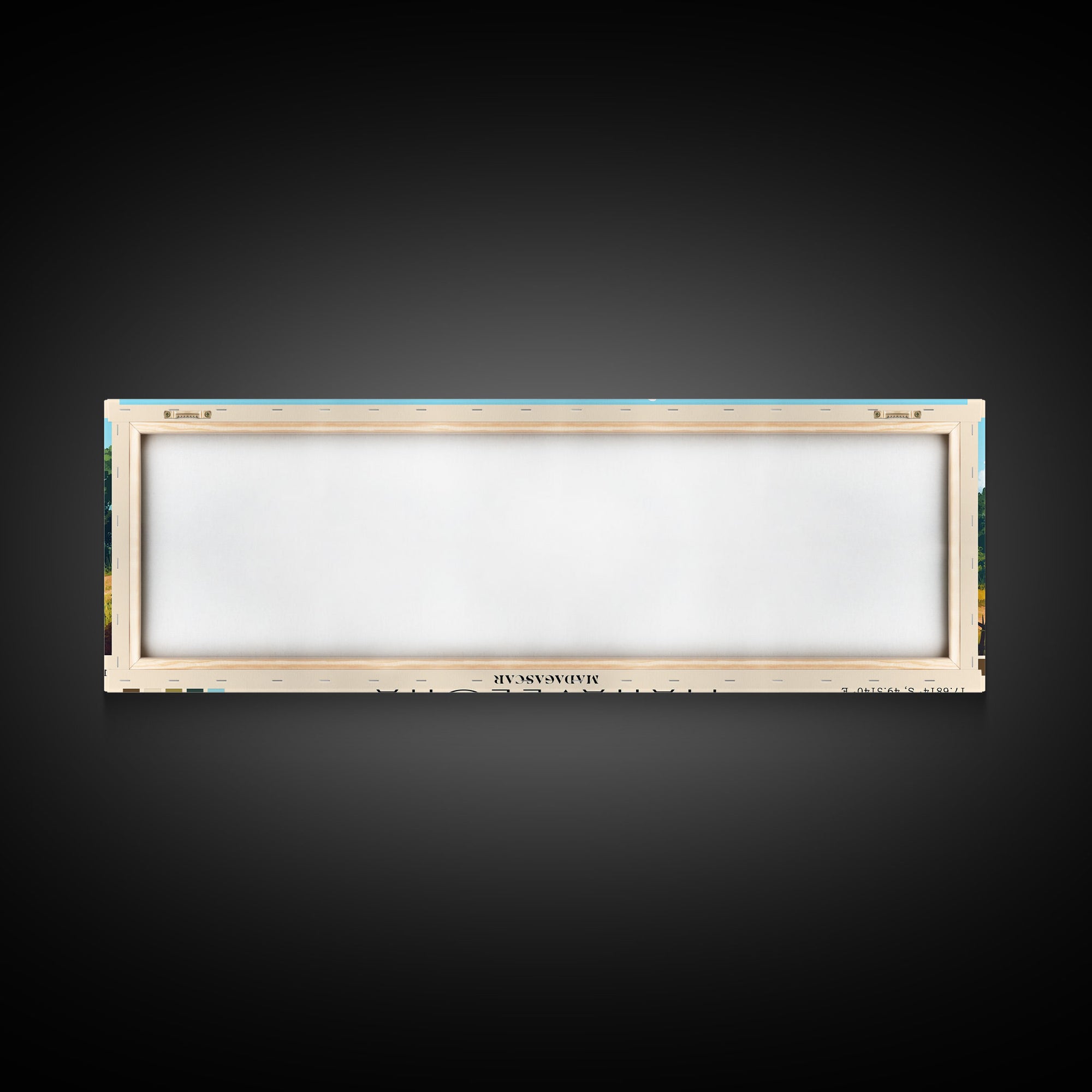 Mahavelona, Madagascar Panoramic Print, Vacation Gift, Madagascar Wall Art, Beach Painting, Beach Decor, Large Wall Art, Wood Frame Art