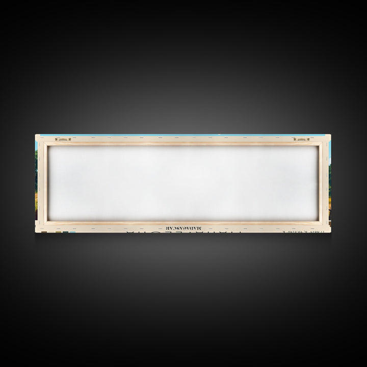 Mahavelona, Madagascar Panoramic Print, Vacation Gift, Madagascar Wall Art, Beach Painting, Beach Decor, Large Wall Art, Wood Frame Art