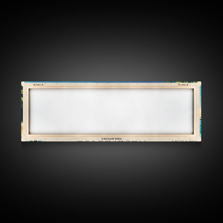 Malapascua, Philippines Panoramic Print, Vacation Gift, Philippines Wall Art, Vacation Wall Art, Vacatation Memories, Beach Decor, Beach Or Lakehouse Art