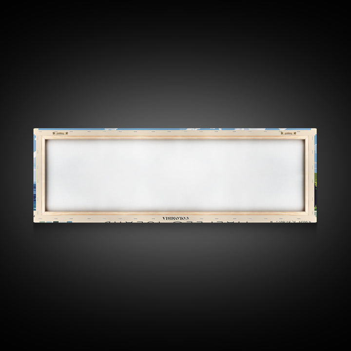 Malpelo Island, Colombia Panoramic Print, Vacation Gift, Colombia Wall Art, Beach Painting, Beach Decor, Beach Or Lakehouse Art