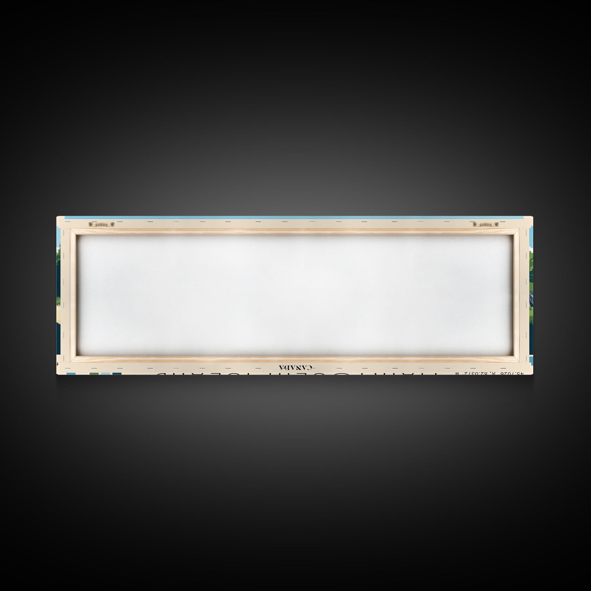 Manitoulin Island, Canada Panoramic Beach Print, Vacation Gift, Canada Wall Art, Beach Painting, Beach Decor, Beach Painting