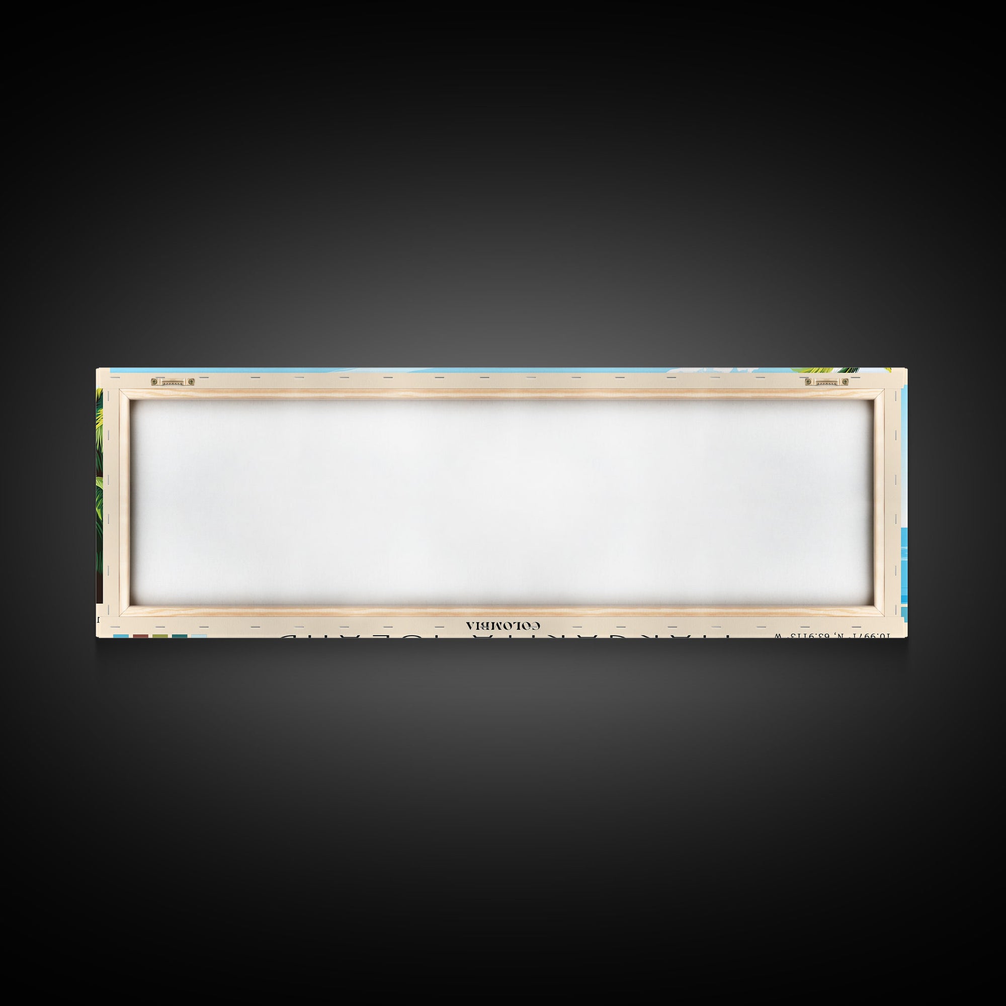 Margarita Island, Colombia Panoramic Print, Vacation Gift, Colombia Wall Art, Beach Painting, Beach Decor, Beach Or Lakehouse Art