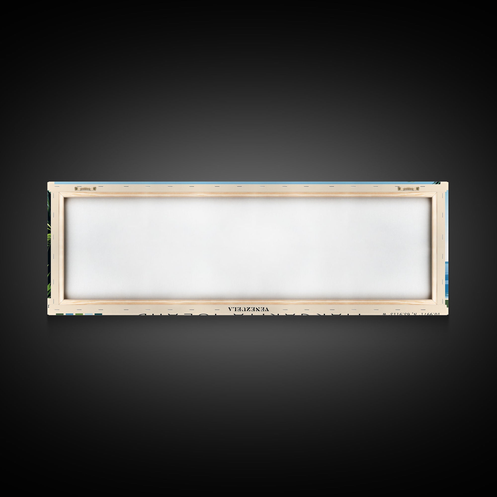 Margarita Island, Venezuela Panoramic Beach Print, Vacation Gift, Venezuela Wall Art, Beach Painting, Beach Decor, Beach Painting